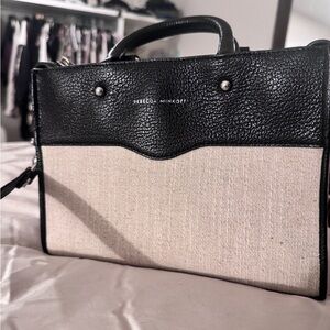 Rebecca Minkoff Black and Tan Satchel